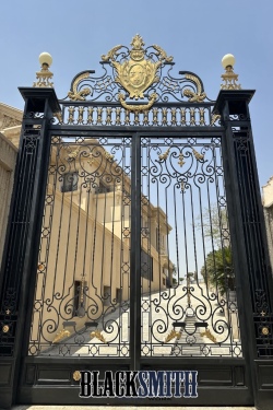 SHERIN SCANDAR PALACE HAND FORGED IRON GATE