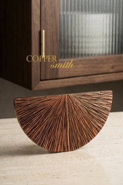 Hand made brass door pull 