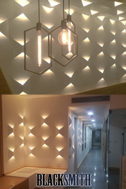 Commercial metal wall cladding 